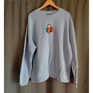 OTK Network One True King Twitch Light Blue Crewneck Sweatshirt Unisex Size XL